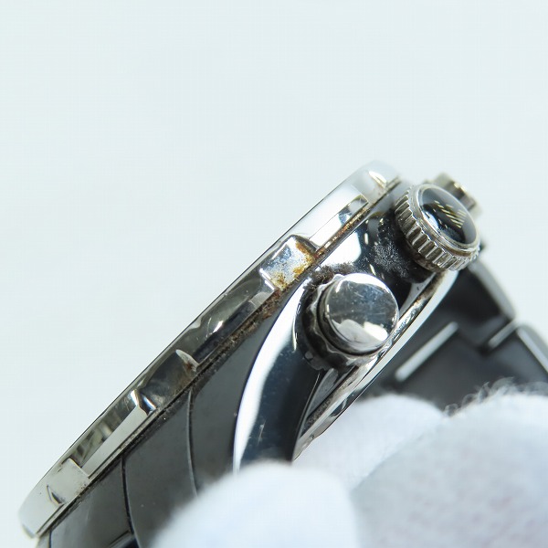 実際に弊社で買取させて頂いたEmporio Armani/エンポリオアルマーニ クォーツ クロノグラフ 腕時計 CERAMICA AR-1421【動作未確認】の画像 7枚目