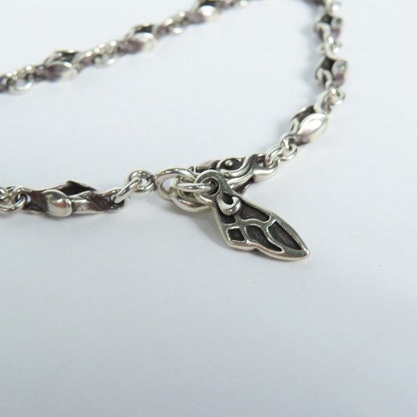 実際に弊社で買取させて頂いたBloody Mary/ブラッディマリー 火の粉 チェーンブレスレット/ガーネットの画像 5枚目