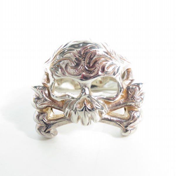 実際に弊社で買取させて頂いたLION HEART/ライオンハート スカルリング/15号の画像 1枚目