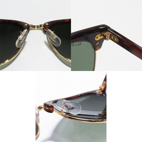 実際に弊社で買取させて頂いたRay-Ban/レイバン CLUB MASTER/クラブマスター サングラス/アイウェア RB3016F W0366の画像 6枚目