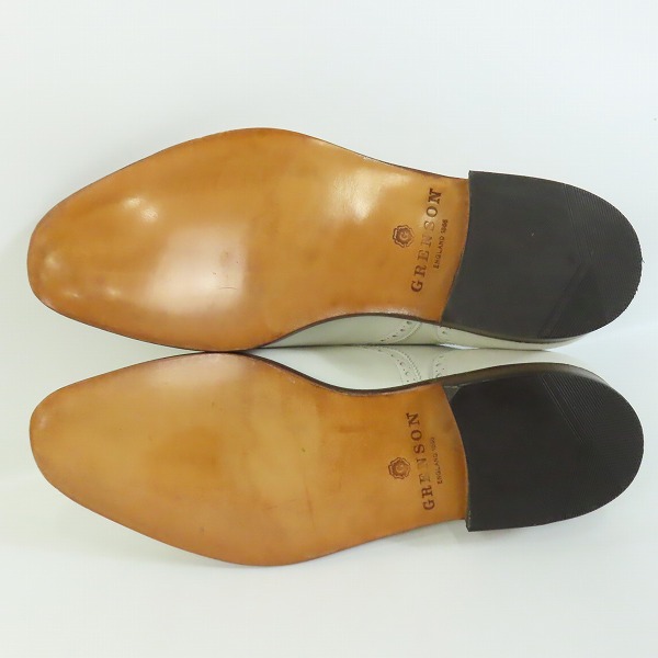 実際に弊社で買取させて頂いたGRENSON/グレンソン ストレートチップ ドレスシューズ 33749/548 8.5Fの画像 2枚目
