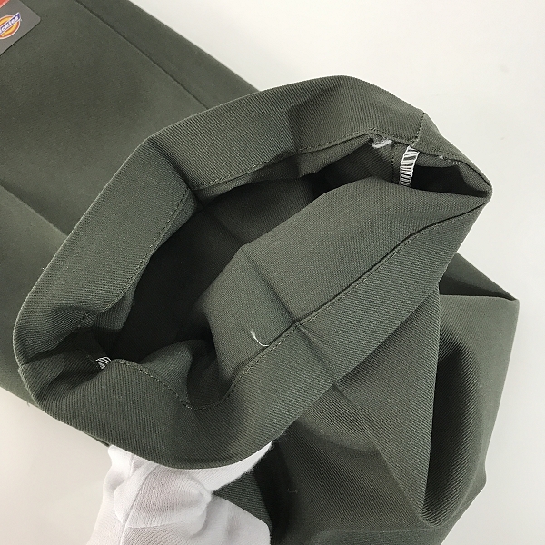 実際に弊社で買取させて頂いた【未使用】Dickies/ディッキーズ 874 Original Fit ワークパンツ オリーブ 31×32 の画像 7枚目