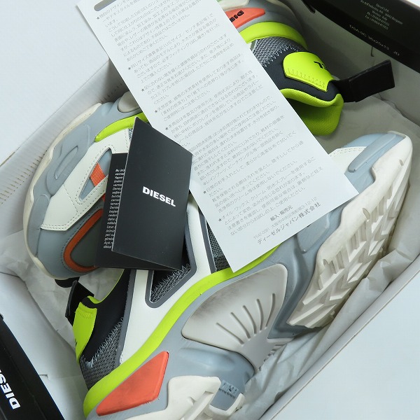 実際に弊社で買取させて頂いたDIESEL/ディーゼル S-KIPPER LOW TREK II ダットスニーカー/27の画像 8枚目
