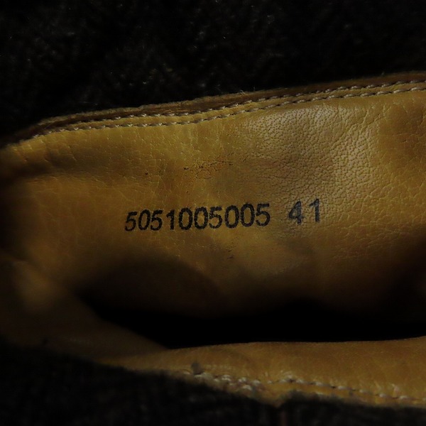 実際に弊社で買取させて頂いたalfredo BANNISTER/アルフレッドバニスター レザーブーツ 5051005005/41の画像 5枚目