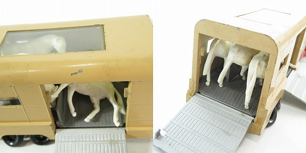 実際に弊社で買取させて頂いたMATCHBOX/マルチボックス K-18 KING SIZE ARTICULATED HORSE VAN/アーティキューレート ホースバン ミニカーの画像 6枚目