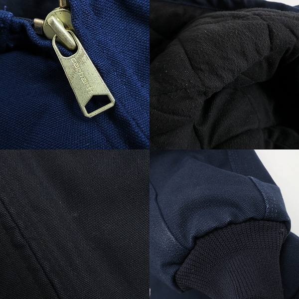 実際に弊社で買取させて頂いたCarhartt/カーハート ダックジャケット ネイビー/Sの画像 5枚目