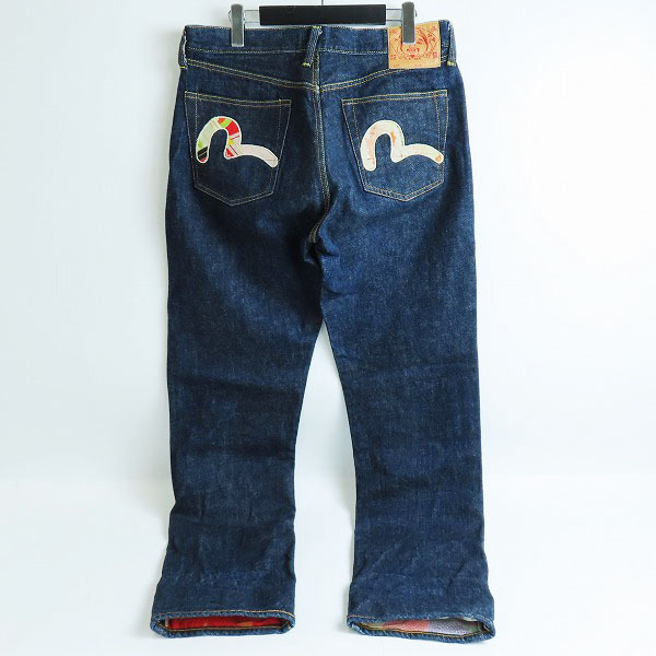 実際に弊社で買取させて頂いたEVISU/エヴィス  イタリア製 和柄 デニムパンツ/34の画像 1枚目