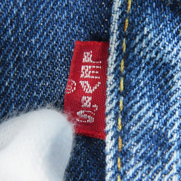 実際に弊社で買取させて頂いたLEVIS/リーバイス 505 刻印5 42TALONジッパーフライ ビッグE バックポケットシングル ヴィンテージデニムパンツ 505-0217/W32の画像 5枚目