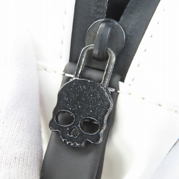 実際に弊社で買取させて頂いたHYDROGEN/ハイドロゲン COLLEGE TATTOO/カレッジ タトゥー スカル  PVC クラッチバッグの画像 6枚目