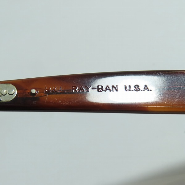 実際に弊社で買取させて頂いたRay-Ban/レイバン B&L ボシュロム社製 WAYFARER/ウェイファーラー サングラス/アイウェアの画像 6枚目