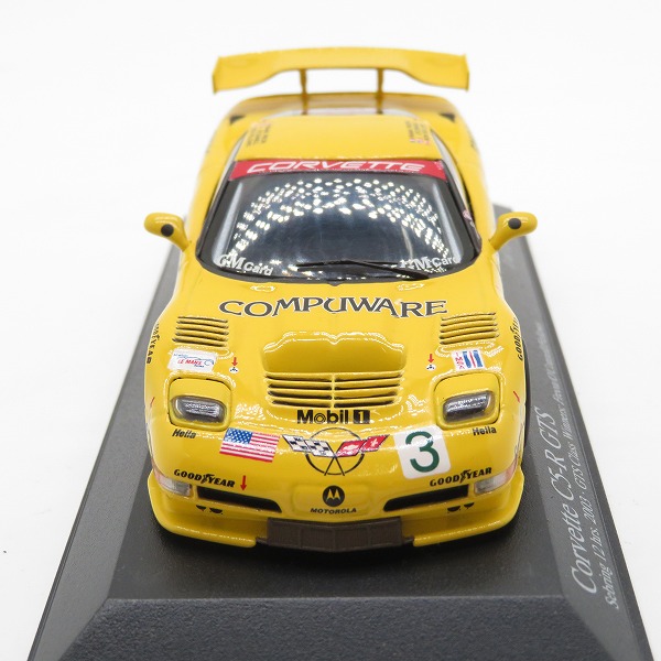 実際に弊社で買取させて頂いたMINICHAMPS/ミニチャンプス 1/43 シボレー コルベット C5-R 2003年 セブリング12時間 GTSクラス 優勝車仕様 ミニカーの画像 3枚目