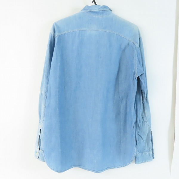 実際に弊社で買取させて頂いたNEIGHBORHOOD/ネイバーフッド HEADLIGHT/C-SHIRT.LS 長袖 シャンブレー シャツ  152AQNH-SHM01 /XLの画像 1枚目