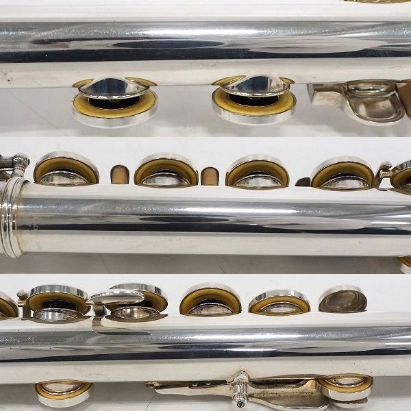 実際に弊社で買取させて頂いたYAMAHA/ヤマハ YFL-311/YFL311 フルート 頭部管銀製 Eメカ付 ハードケース付の画像 7枚目