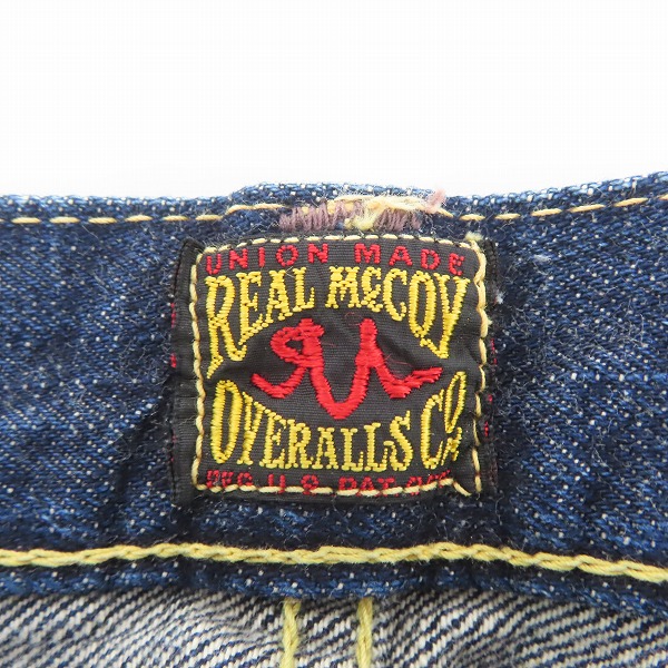 実際に弊社で買取させて頂いたTHE REAL McCOY'S/リアルマッコイズ デニムパンツ ボタンフライ S613/33/34の画像 3枚目