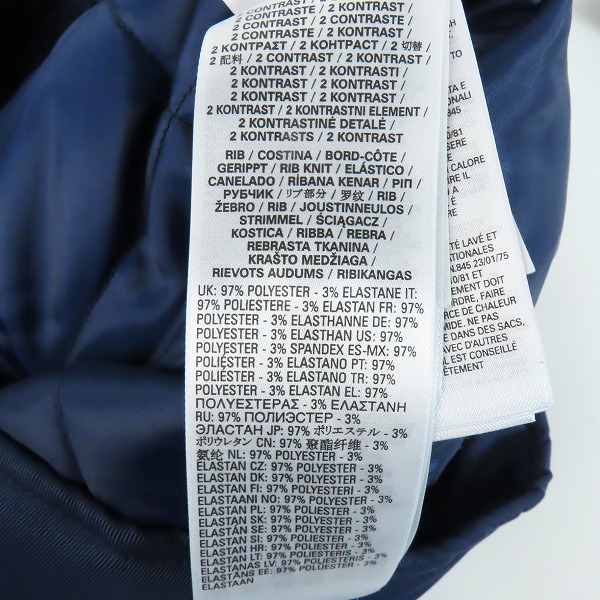 実際に弊社で買取させて頂いたDIESEL/ディーゼル W-MANFRED ワッペン付きブルゾン A06119 0DGAK/Sの画像 5枚目