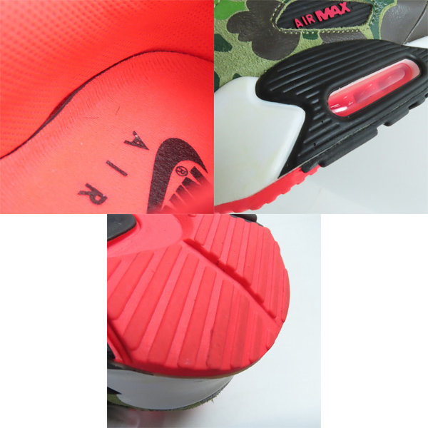 実際に弊社で買取させて頂いたNIKE×atmos/ナイキ×アトモス AIR MAX 90 DUCK CAMO エアマックス90 ダックカモ CW6024-600 28.5の画像 6枚目