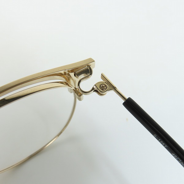 実際に弊社で買取させて頂いた999.9/フォーナインズ サーモントフレーム 眼鏡/メガネフレーム/アイウェア S-125Tの画像 5枚目