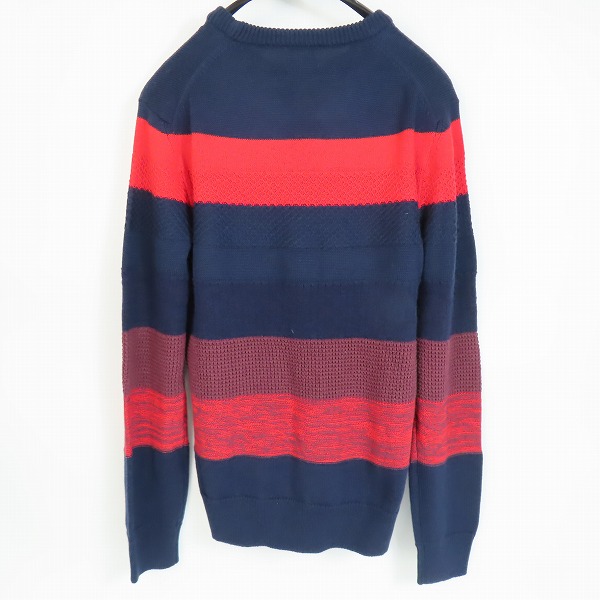 実際に弊社で買取させて頂いた【未使用】DIESEL/ディーゼル ボーダーニット/セーター/Lの画像 1枚目