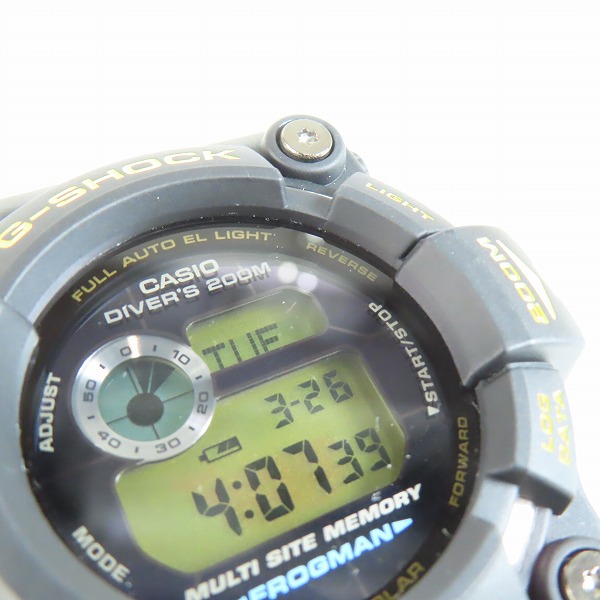 実際に弊社で買取させて頂いたG-SHOCK/Gショック 第4回イルクジ FROGMAN/フロッグマン タフソーラー GW-204K-9JRの画像 5枚目