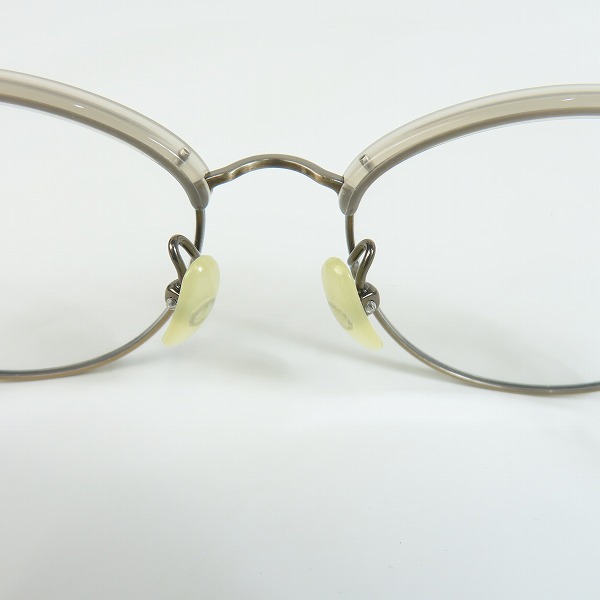 実際に弊社で買取させて頂いた999.9/フォーナインズ 眼鏡/メガネフレーム/アイウェア M-51 6403の画像 4枚目