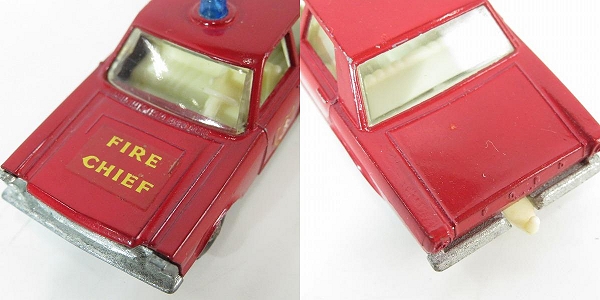 実際に弊社で買取させて頂いたMATCHBOX/マルチボックス No.59 FIRE CHIEF CAR/ファイアーチーフカー/消防指揮車 ミニカーの画像 6枚目