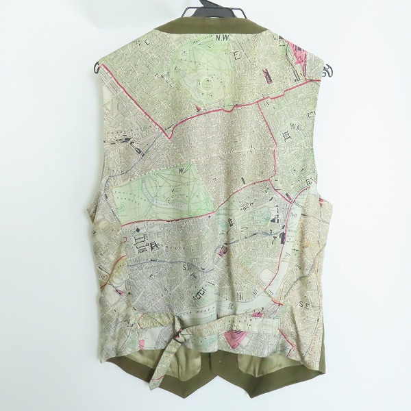 実際に弊社で買取させて頂いたdunhill/ダンヒル マップ/地図 ベスト/ジレ の画像 1枚目