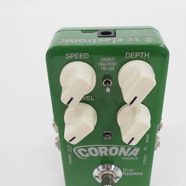 実際に弊社で買取させて頂いたtc electronic/ティーシーエレクトロニック CORONA CHORUS コーラス エフェクター【動作確認済】の画像 1枚目