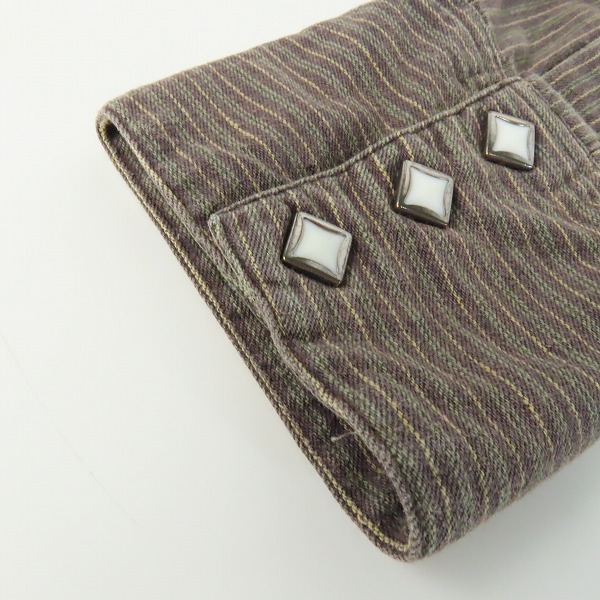 実際に弊社で買取させて頂いたSUGARCANE/シュガーケーン カウボーイシャツ SC21536/Mの画像 4枚目