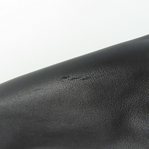 実際に弊社で買取させて頂いたSchott/ショット ファーライナー付き カウレザー/牛革 シングルライダースジャケット 6061/40の画像 7枚目