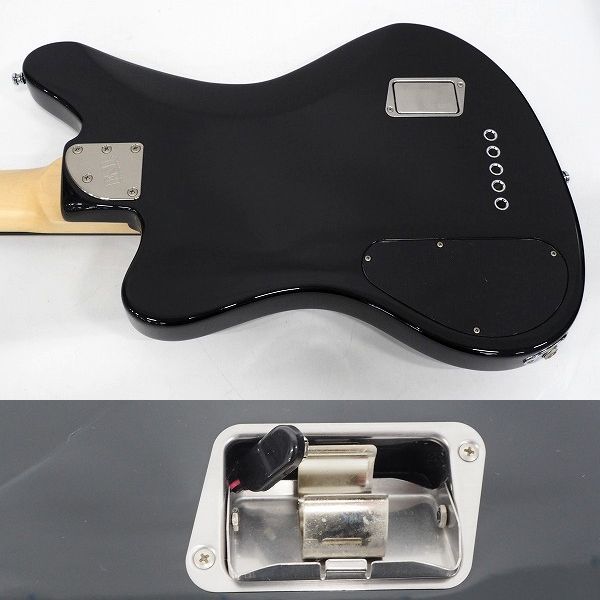 実際に弊社で買取させて頂いた★ESP/イーエスピー E-Ⅱ BG-5 Black アクティブ 5弦エレキベース Seymour Duncanピックアップ搭載 ギグケース付の画像 7枚目