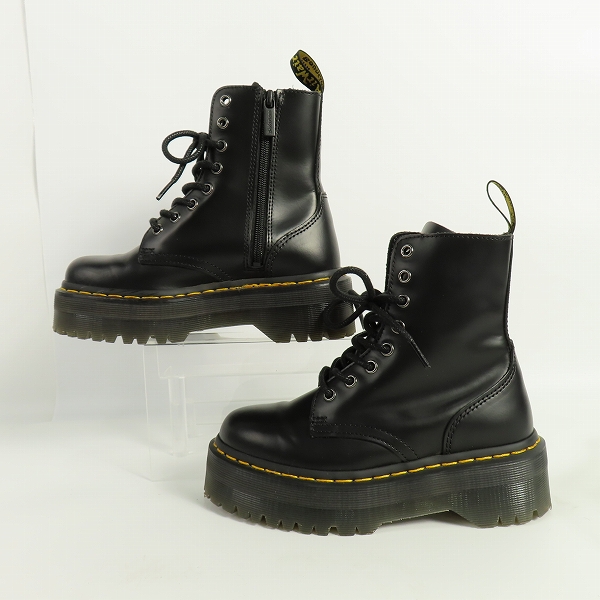 実際に弊社で買取させて頂いたDr. Martens/ドクターマーチン JADON/ジェイドン ジップアップ 厚底 ブーツ UK3の画像 3枚目