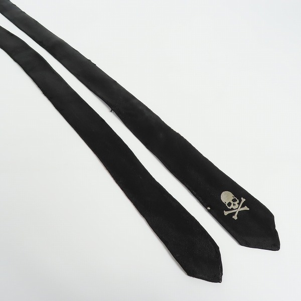 実際に弊社で買取させて頂いたmastermind/マスターマインド ネクタイ ブラックの画像 3枚目