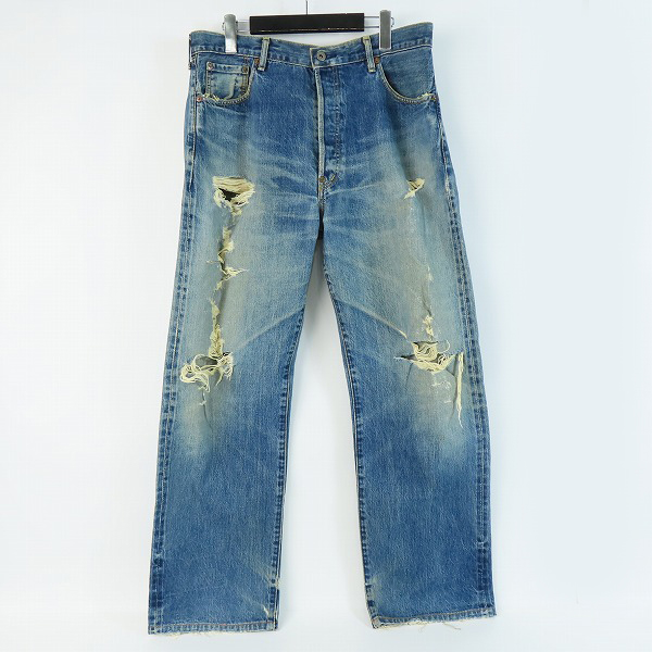 実際に弊社で買取させて頂いたLevi’s/リーバイス 702-XX 刻印J22 ビッグE 赤耳 日本製 デニムパンツ/36