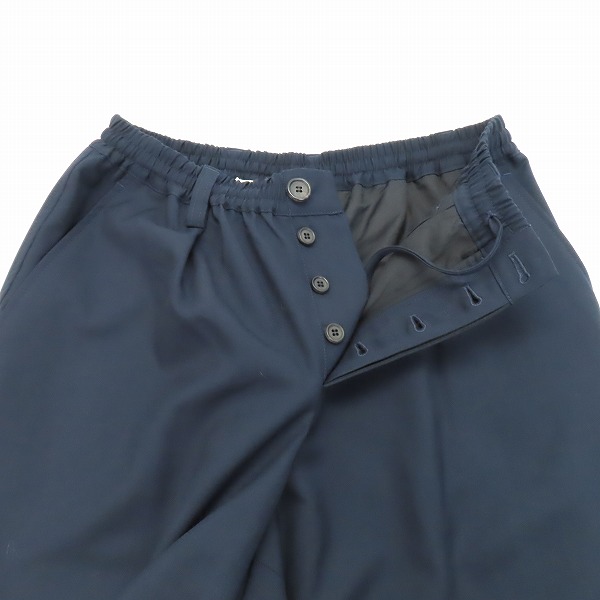 実際に弊社で買取させて頂いた【JPタグ】MARNI/マルニ 2024年モデル トロピカルウール イージパンツ PUMU0017UD TW839/46の画像 2枚目