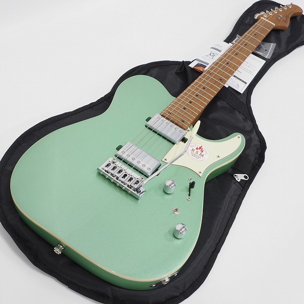 実際に弊社で買取させて頂いた★【美品】Bacchus/バッカス TAC24 STD-RSM/M M.SFG テレキャスシェイプ コイルタップ搭載 エレキギター ケース付