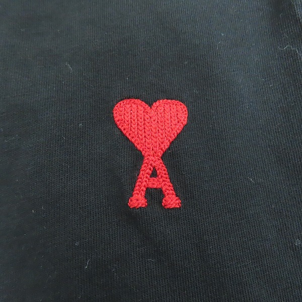実際に弊社で買取させて頂いたAMI Alexandre Mattiussi/アミ アレクサンドルマテュッシ ロゴ 刺繍 半袖Tシャツ/Lの画像 6枚目
