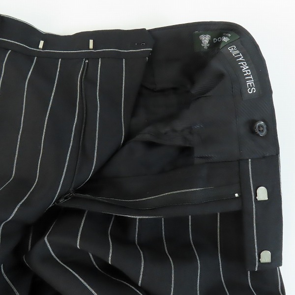 実際に弊社で買取させて頂いたWACKO MARIA × DORMEUIL/ワコマリア × ドーメル モヘア混 ストライプ パンツ/Lの画像 4枚目