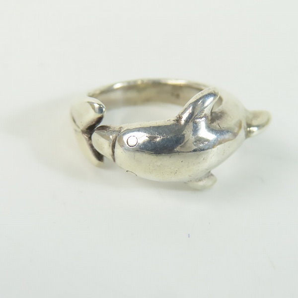実際に弊社で買取させて頂いたHOLLYWOOD RANCH MARKET/ハリウッドランチマーケット ドルフィン/イルカ リング 6号