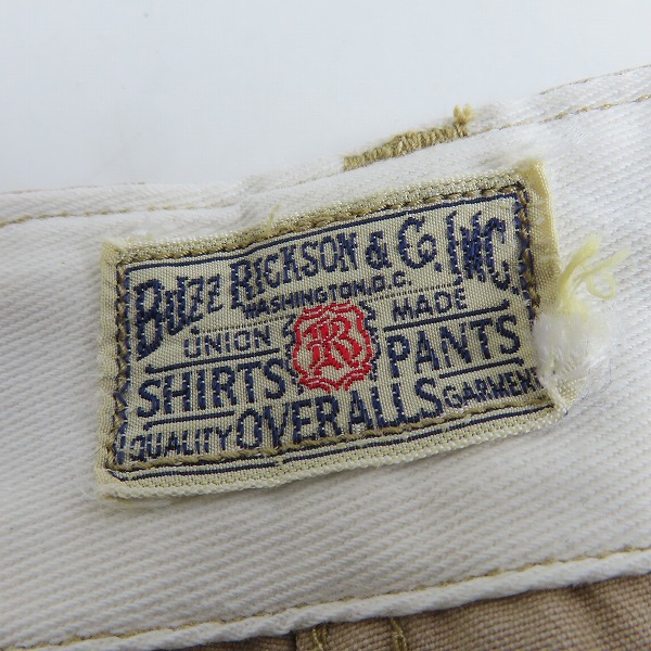 実際に弊社で買取させて頂いたBuzz Rickson's/バズリクソンズ チノパンツ/ワークパンツ BR40025 W34の画像 2枚目