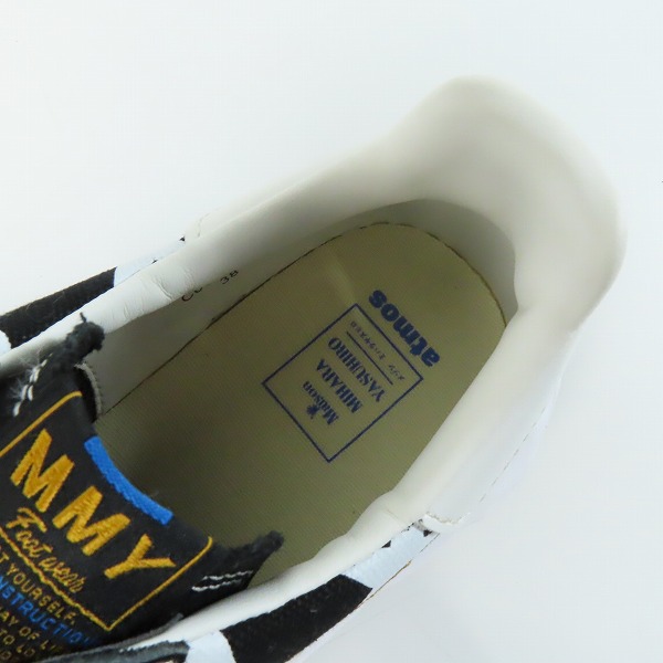 実際に弊社で買取させて頂いたMaison MIHARA YASUHIRO×atmos/メゾンミハラヤスヒロ×アトモス BLAKEY STAR スニーカー C09FW710/38の画像 4枚目