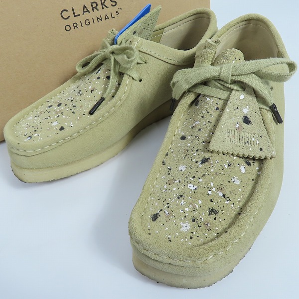 実際に弊社で買取させて頂いたWIND AND SEA×atmos×Clarks/ウィンダンシー×アトモス×クラークス Wallabee "Maple"/ワラビー メイプル/7