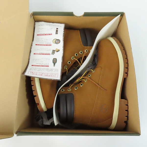 実際に弊社で買取させて頂いたTIMBERLAND/ティンバーランド 6inch PREMIUM WP BOOT 6インチ プレミアムブーツ TB073542/8.5の画像 7枚目