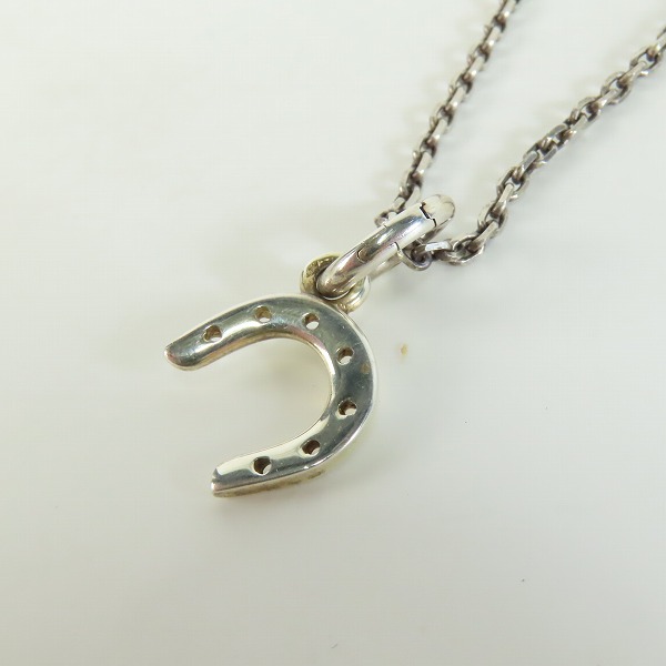 実際に弊社で買取させて頂いたHERMES/エルメス Ag925 ホースシュー/馬蹄チャーム ネックレス