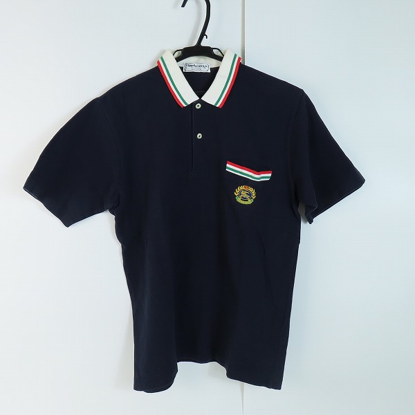 実際に弊社で買取させて頂いたBurberry's/バーバリーズ 半袖ポロシャツ ロゴ刺繍 胸ポケット/L