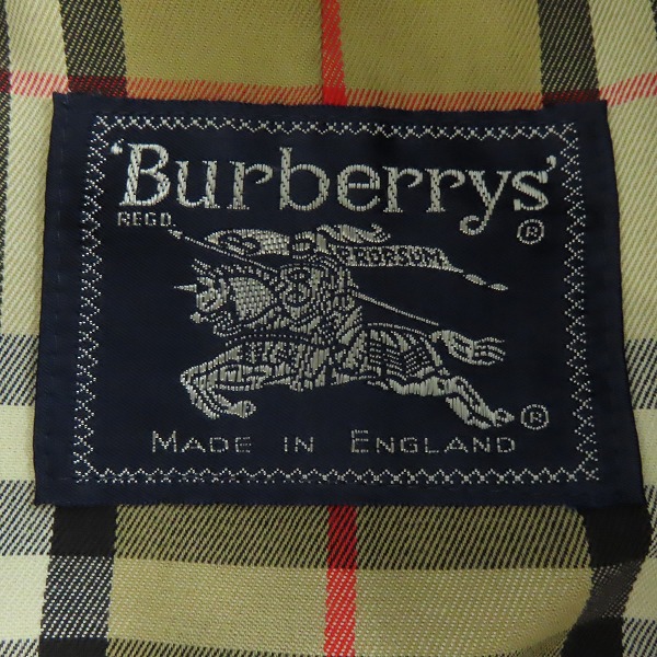 実際に弊社で買取させて頂いたBurberrys/バーバリーズ 裏地チェック柄ステンカラーコート の画像 2枚目