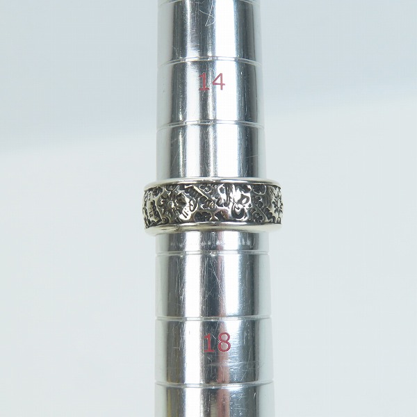 実際に弊社で買取させて頂いた【ギャラ付き】Bill Wall Leather/BWL/ビルウォールレザー Banded Graffiti Ring/ バンディッドグラフィティリング 16-16.5号の画像 7枚目