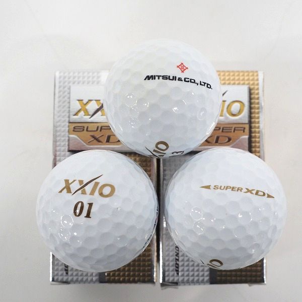 実際に弊社で買取させて頂いた【未使用/オウンネーム】DUNLOP/ダンロップ XXIO/ゼクシオ SUPER XD ゴルフボール  計1ダースの画像 2枚目