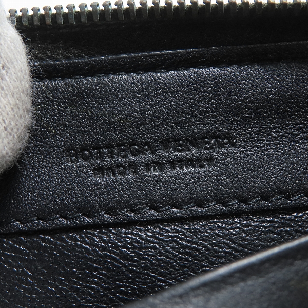 実際に弊社で買取させて頂いたBOTTEGA VENETA/ボッテガヴェネタ イントレチャート ラウンドファスナーウォレット/長財布の画像 6枚目