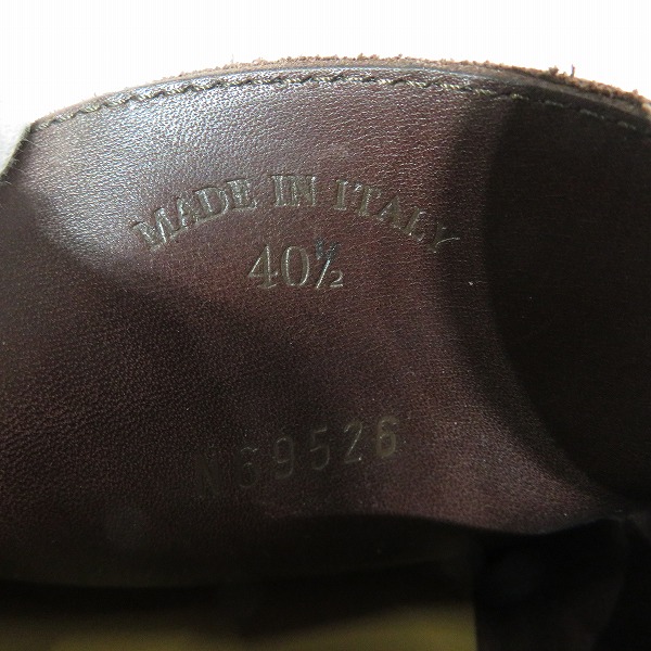 実際に弊社で買取させて頂いたLoro Piana/ロロピアーナ SUMMER WALK レザー ローファー /40.5の画像 5枚目