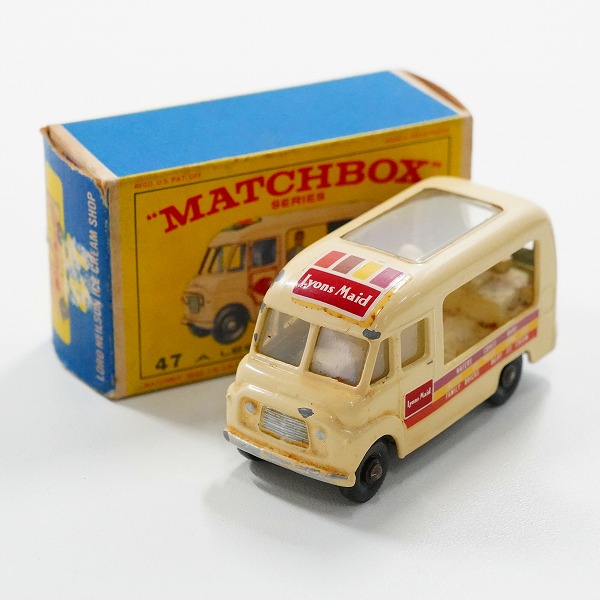 実際に弊社で買取させて頂いたMATCHBOX/マッチボックス No.47 LORD NEILSON ICE CREAM SHOP アイスクリーム販売車 ミニカー 